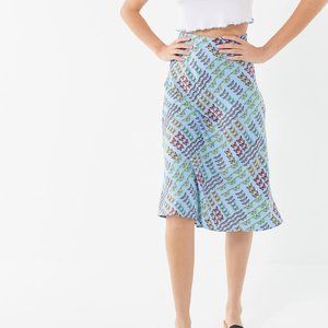 Urban Outfitters Monarch Butterfly Slip Skirt